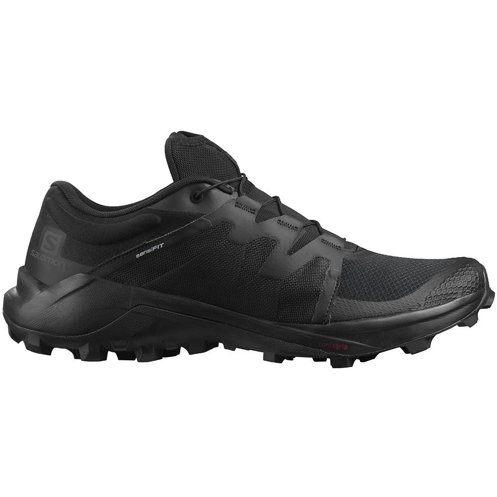 Salomon Israel WILDCROSS - Mens Trail Running Shoes - Black (HPOK-78293)